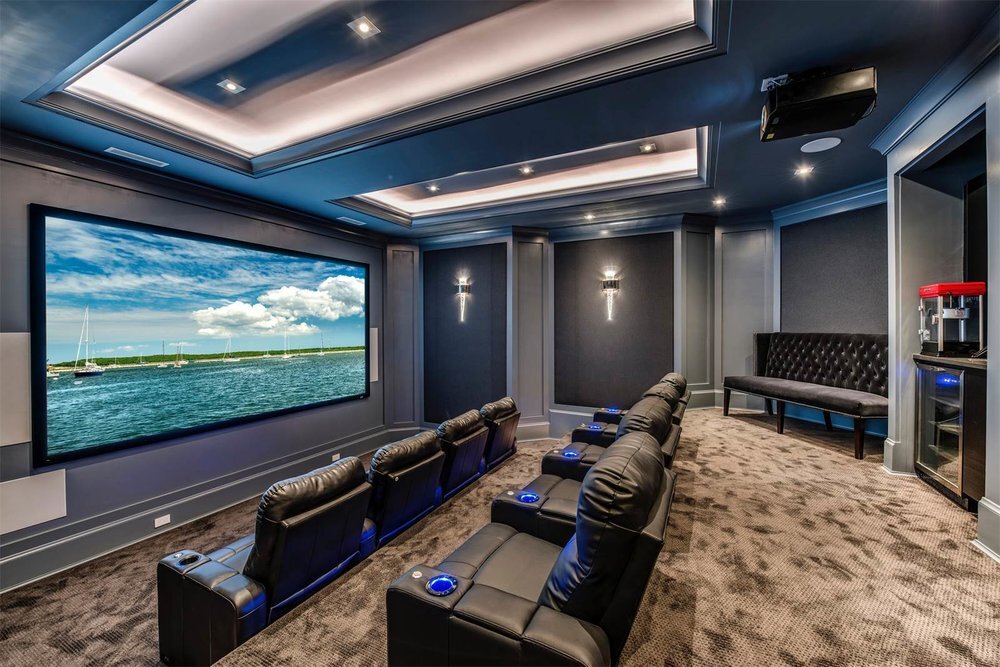 Custom Movie Theater — Wood & Co.