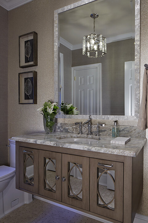 Essential Guide to Key Bathroom Sizes &amp; Measurements wood and co image powder room