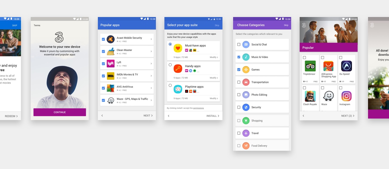 Another part of the Aura project was Aura care, a way to help users create a warranty for their device, and keep track of its’ performance. 