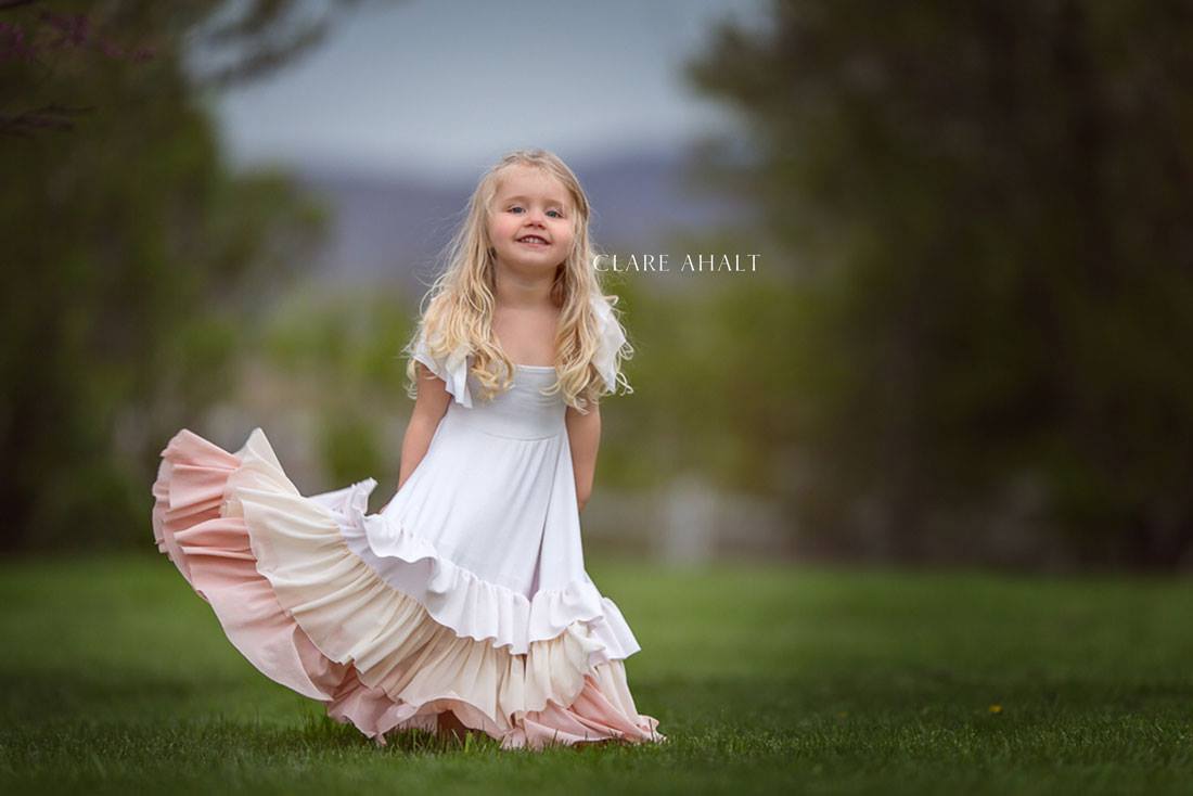 portrait of a little girl. Photographed in Maryland by Clare Ahalt Photography, a fine art photographer specializing in fine art child portraiture and high school senior portraits 