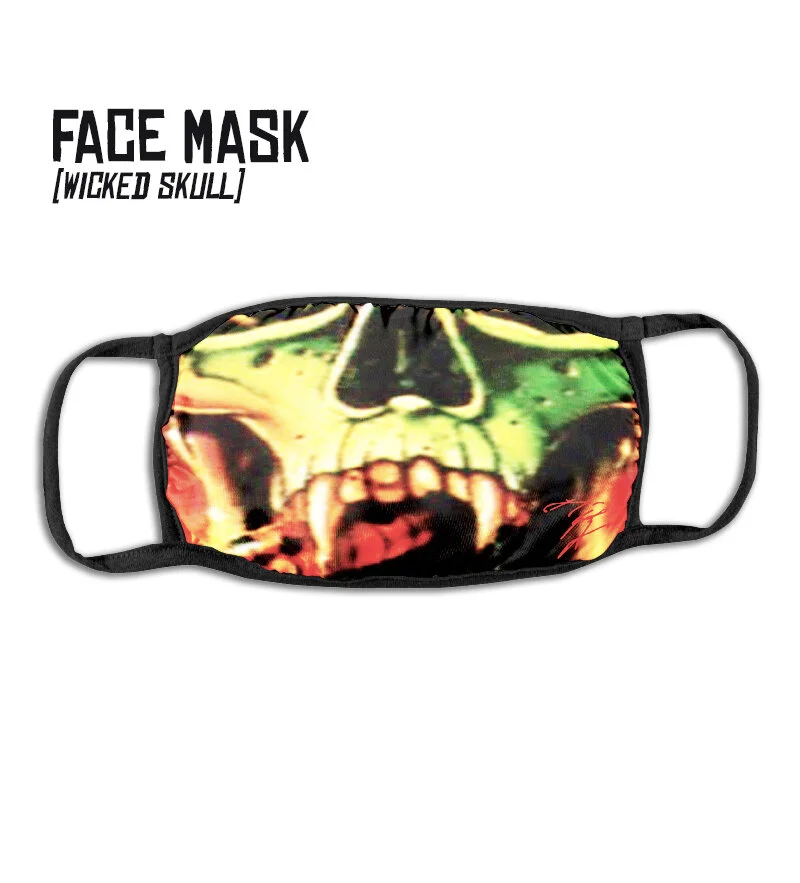 George Lynch Wicked Skull Face Mask