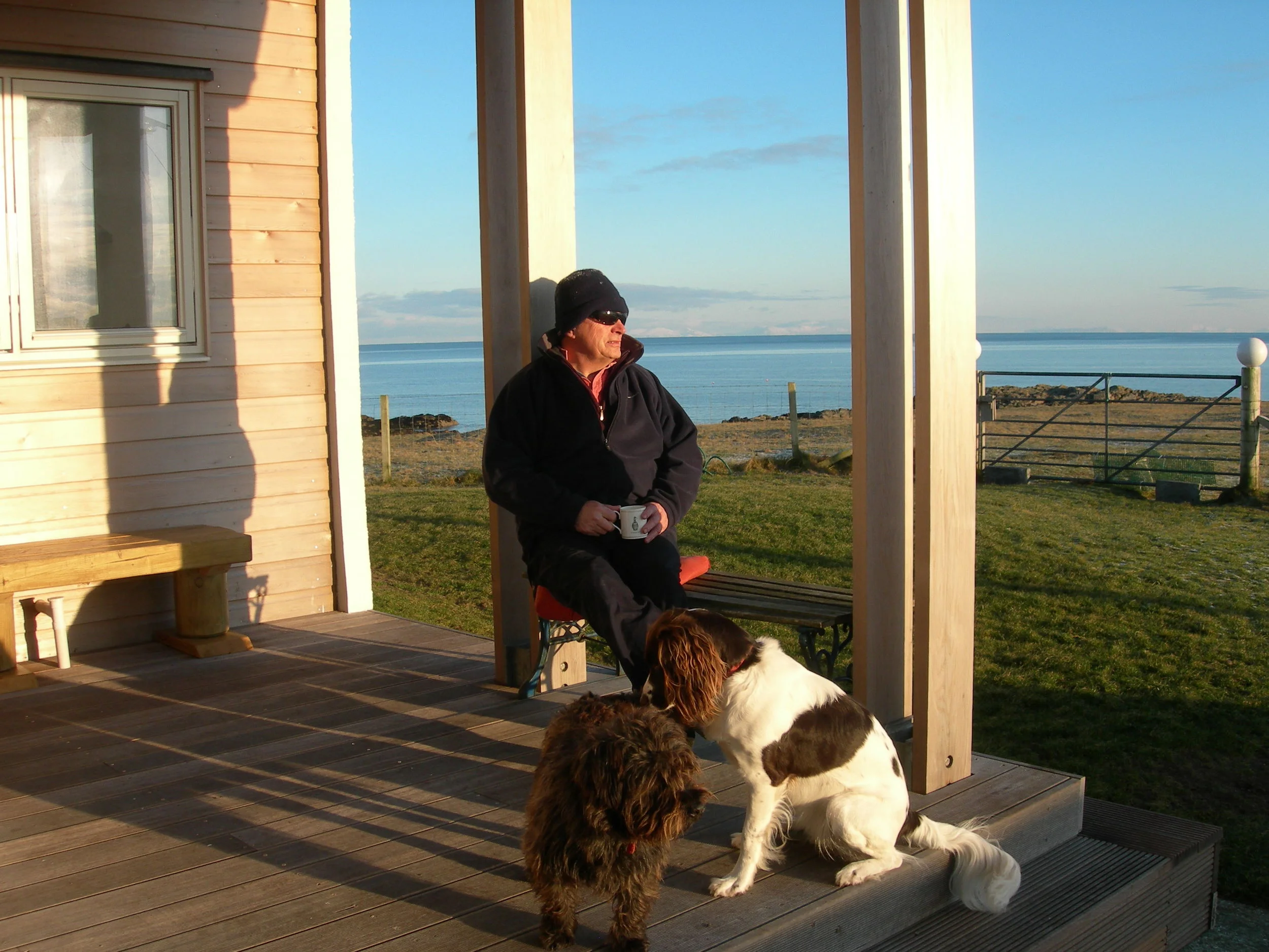 Aird dogs on deck.JPG