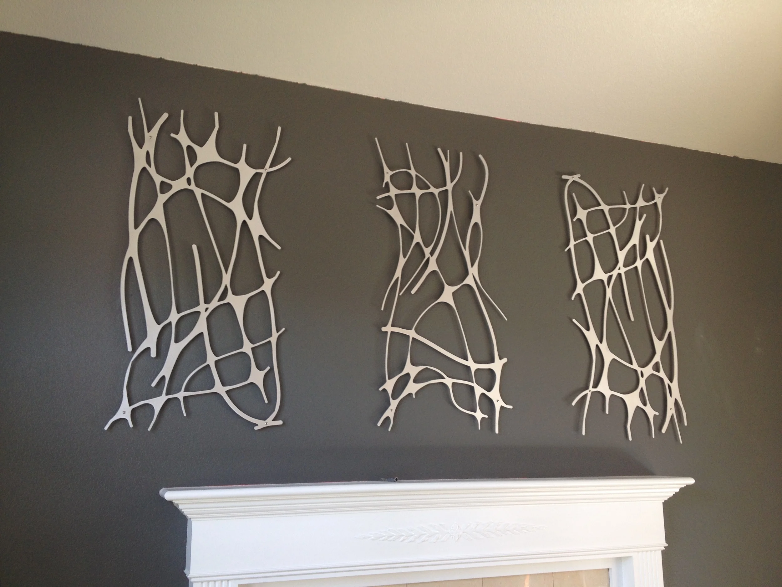 Metal Wall Sculpture by Moda Industria