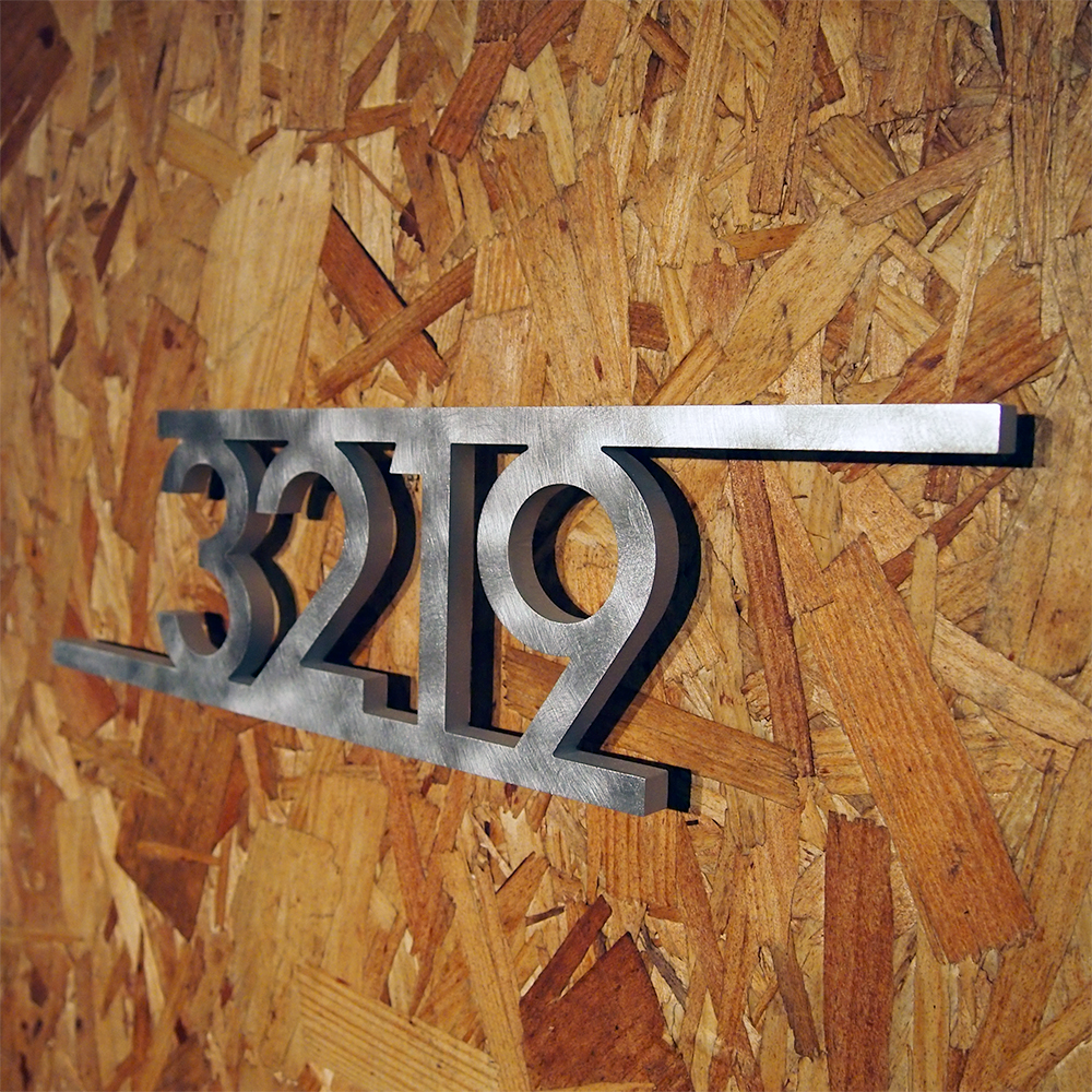 Modern House Numbers by Moda Industria
