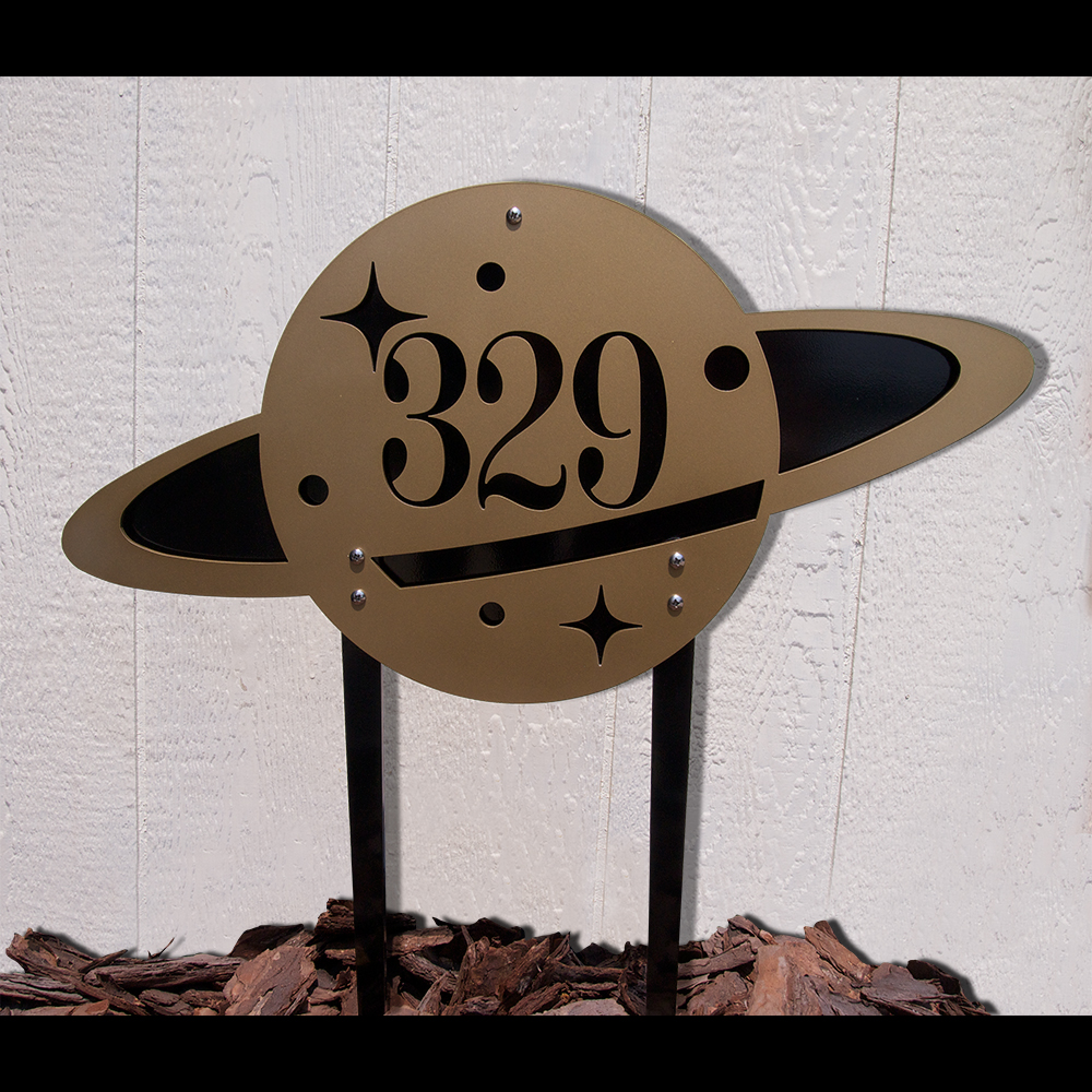 Saturn House Numbers by Moda Industria