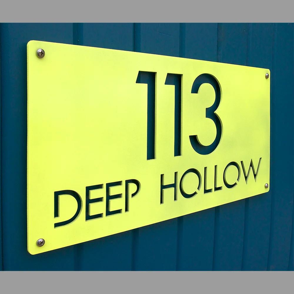 Mid century modern house numbers