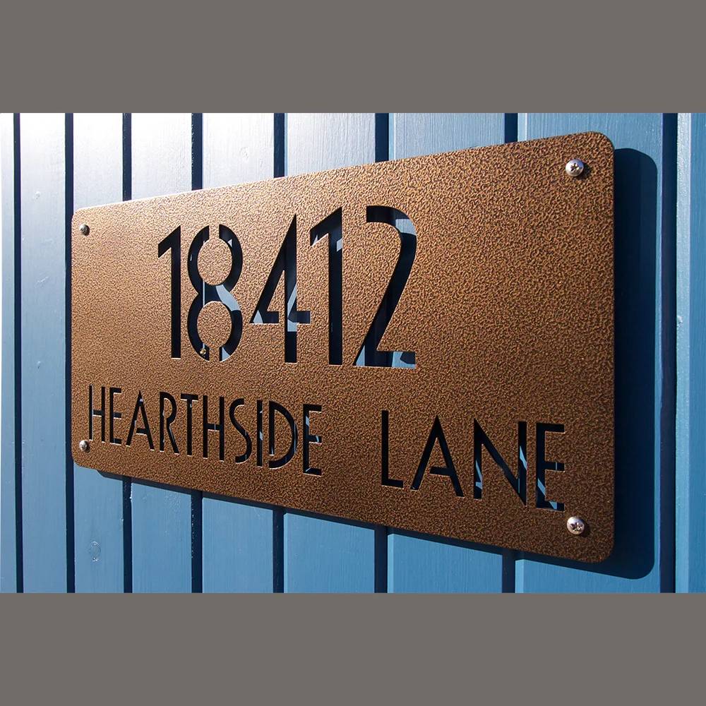 Modern House Numbers by Moda Industria