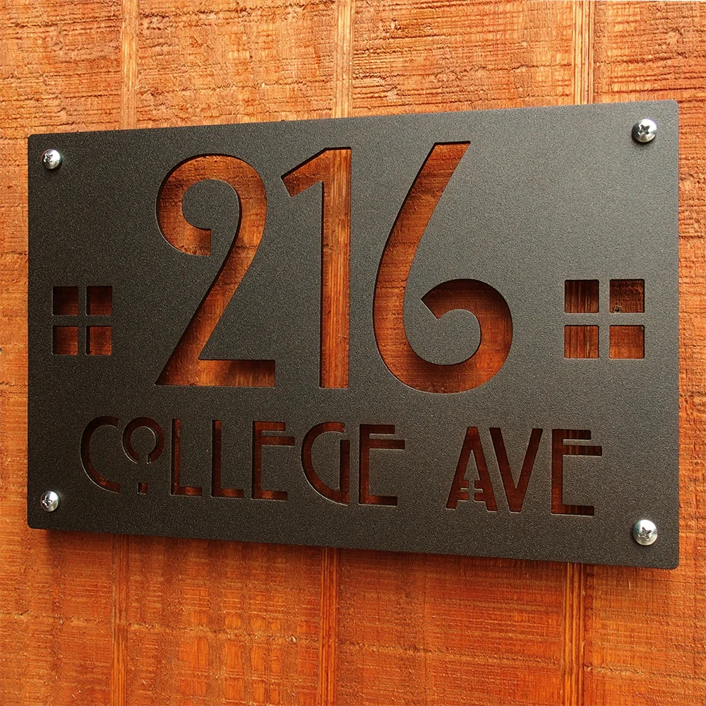 Mission address sign by Moda Industria