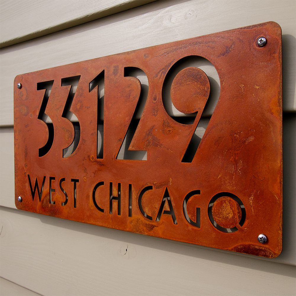 Modern House Numbers by Moda Industria