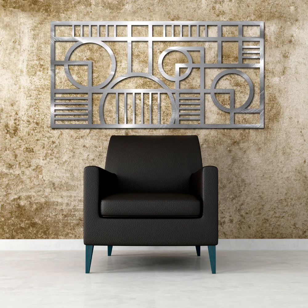 Art Deco geometric wall Sculpture by Moda Industria