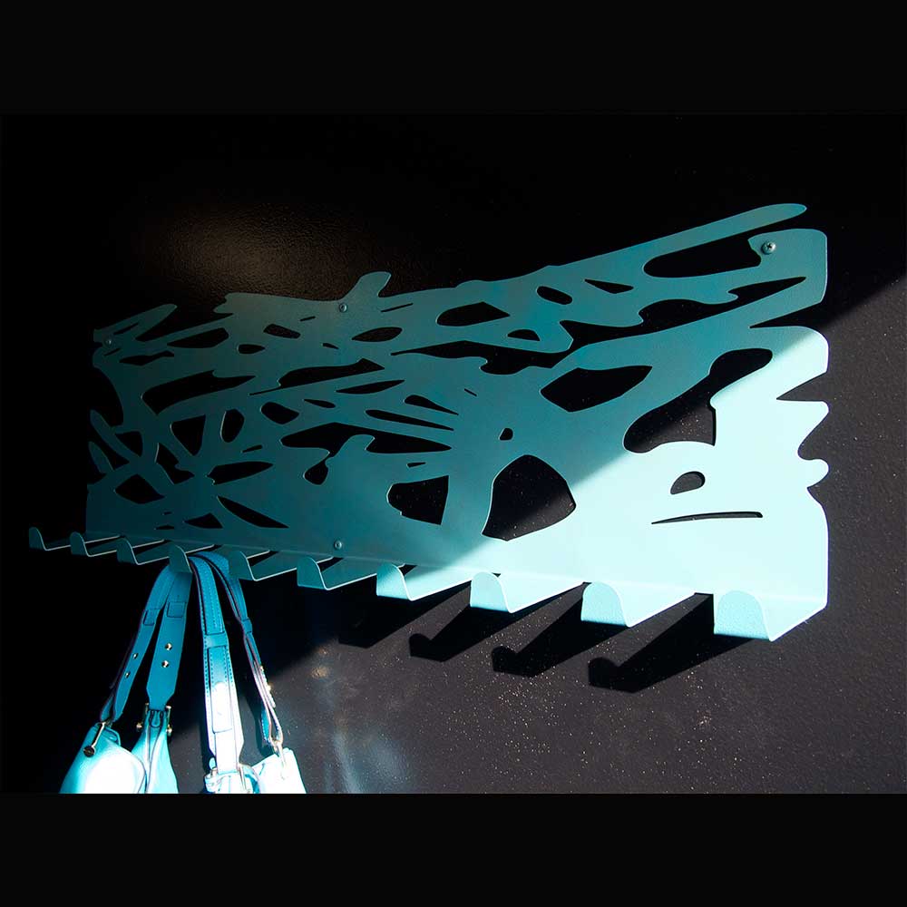 Retro Style Powder Coated Coat Rack by Moda Industria