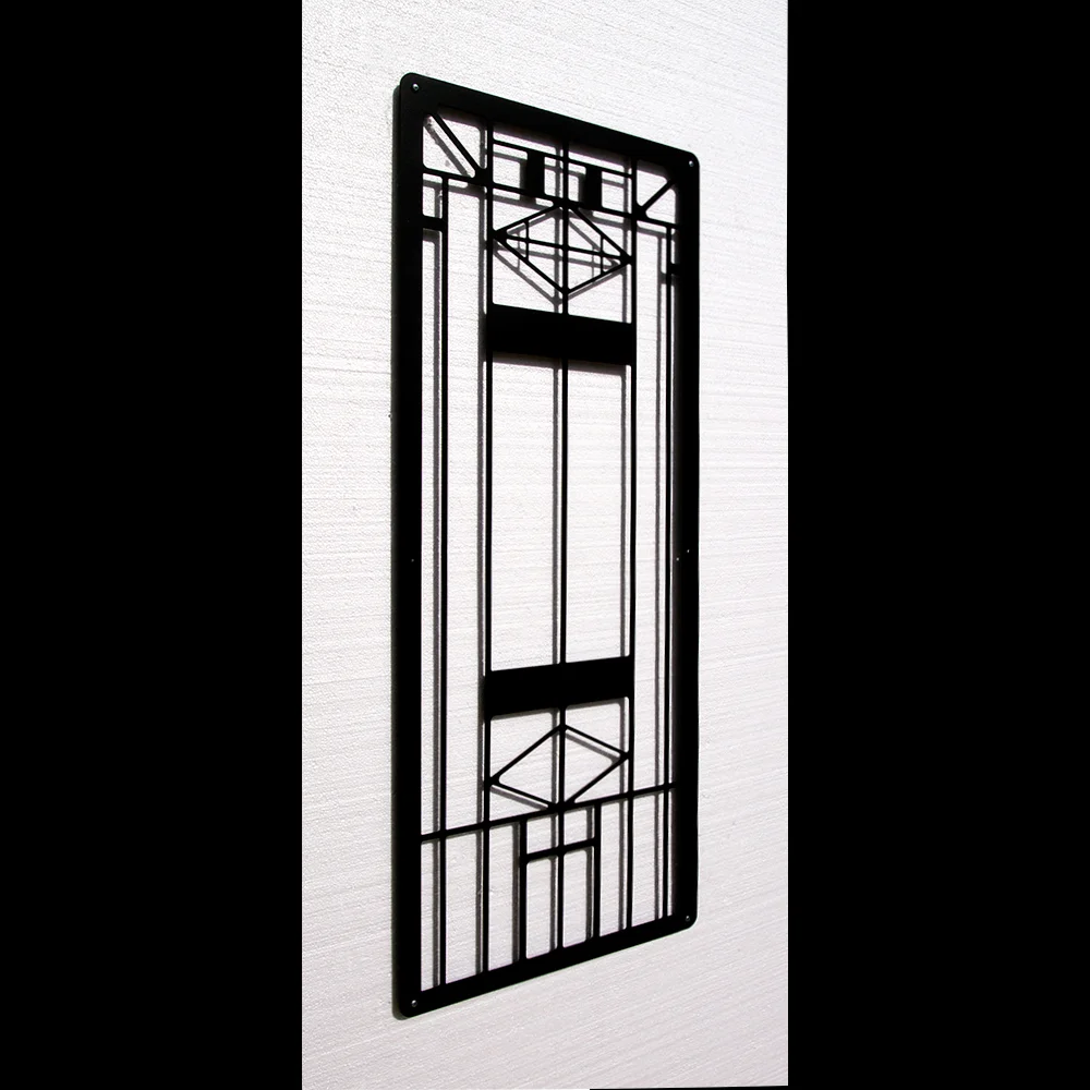 Prairie Style Arts and Craft Style Stained Glass Window Panel by Moda Industria