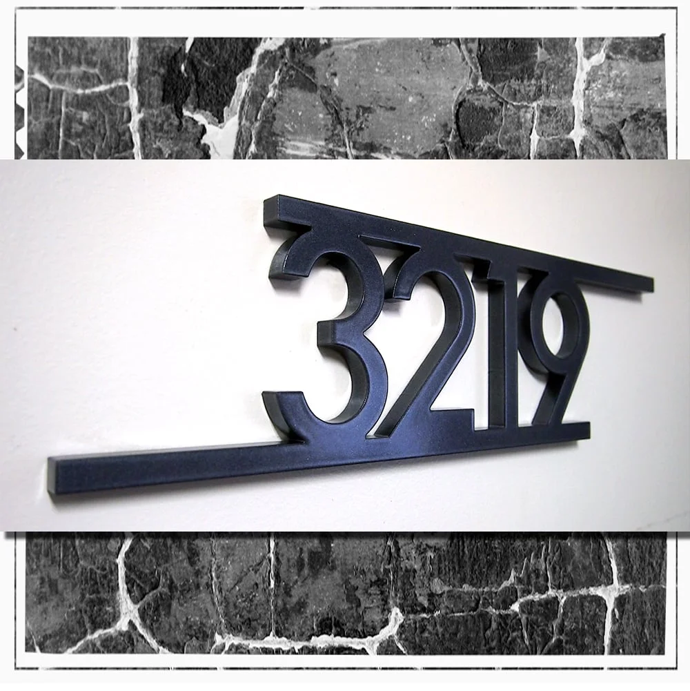 Modern House Numbers by Moda Industria