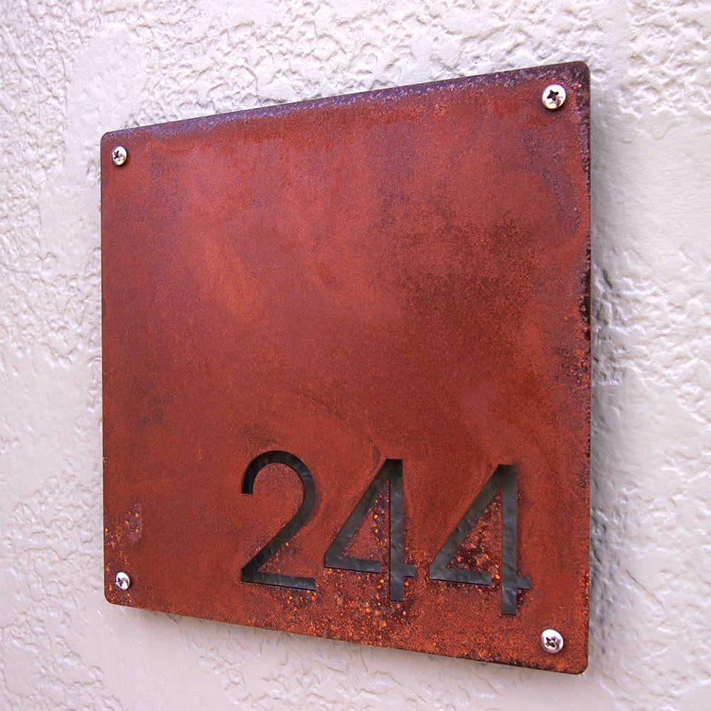 Modern Minimalist House Numbers by Moda Industria