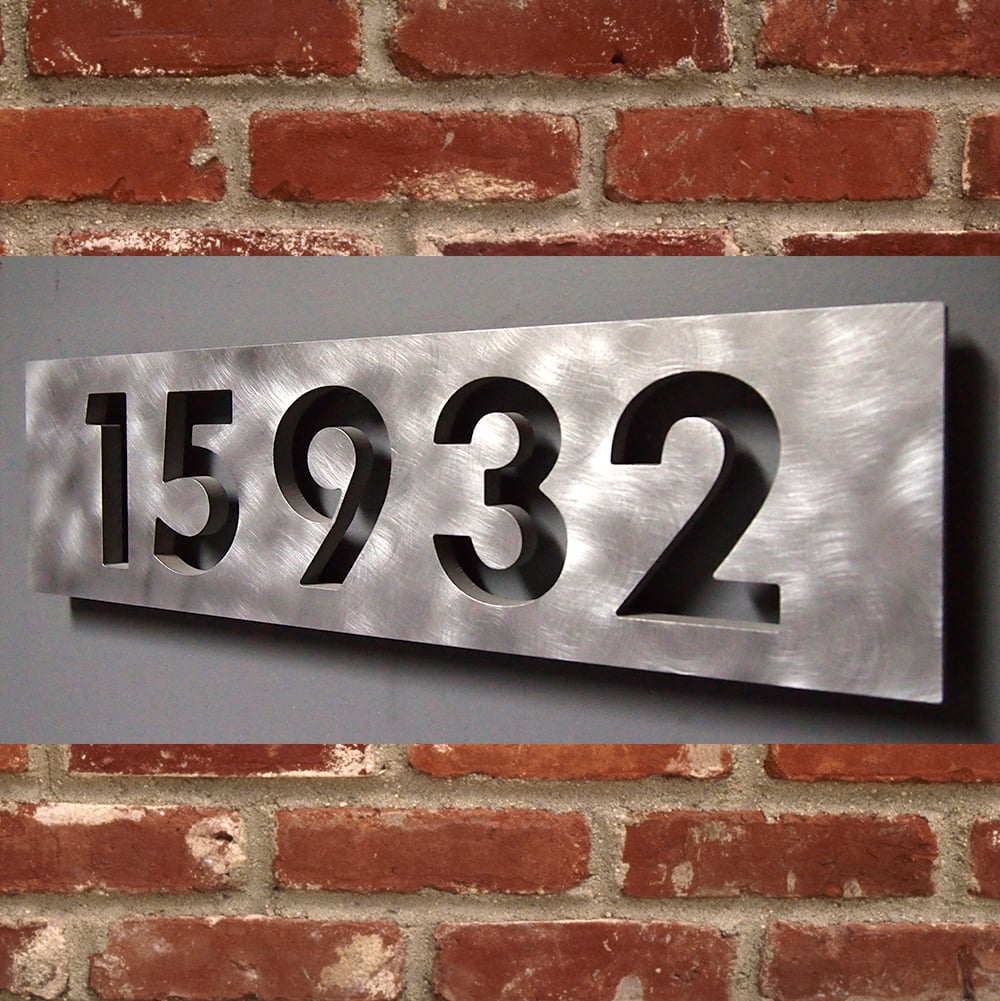 Modern House Numbers by Moda Industria