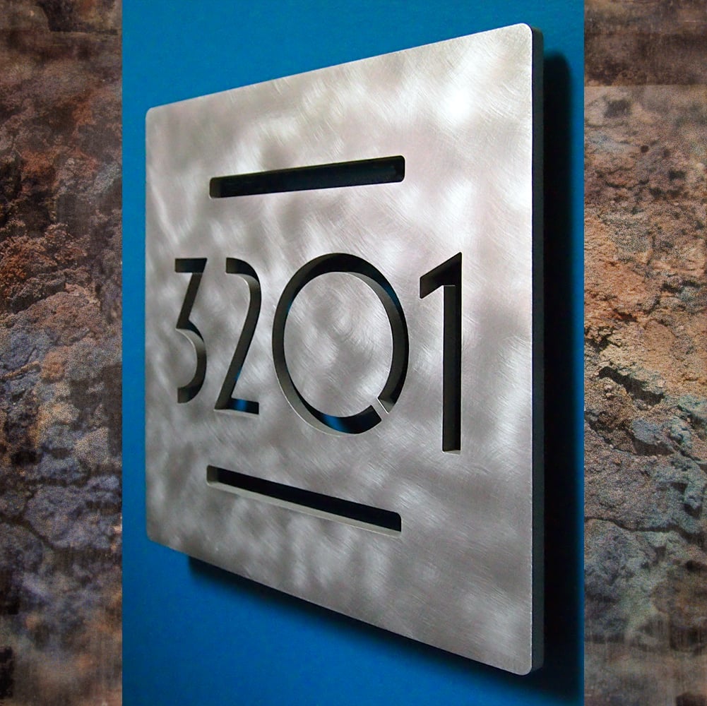Modern Euro Style House Numbers from Moda Industria