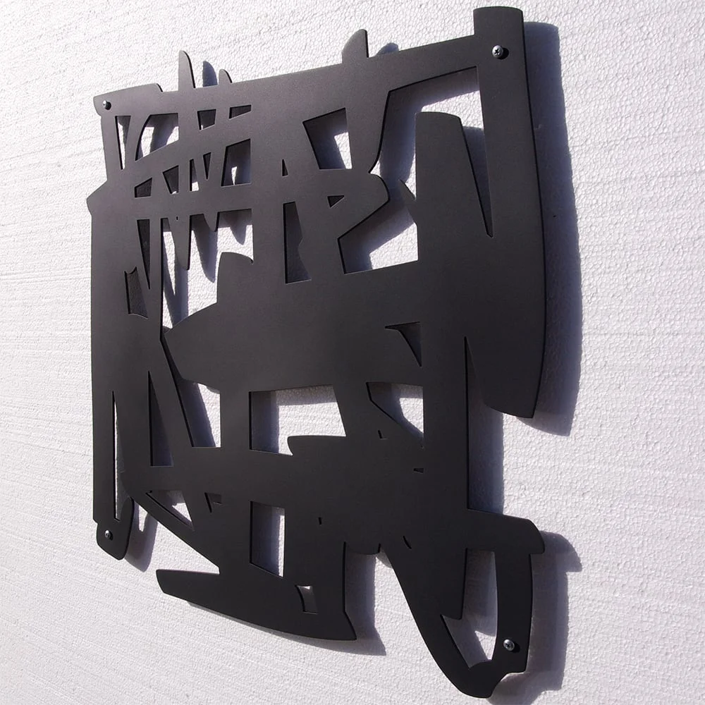 Ribbons Modern Wall Sculpture by Moda Industria