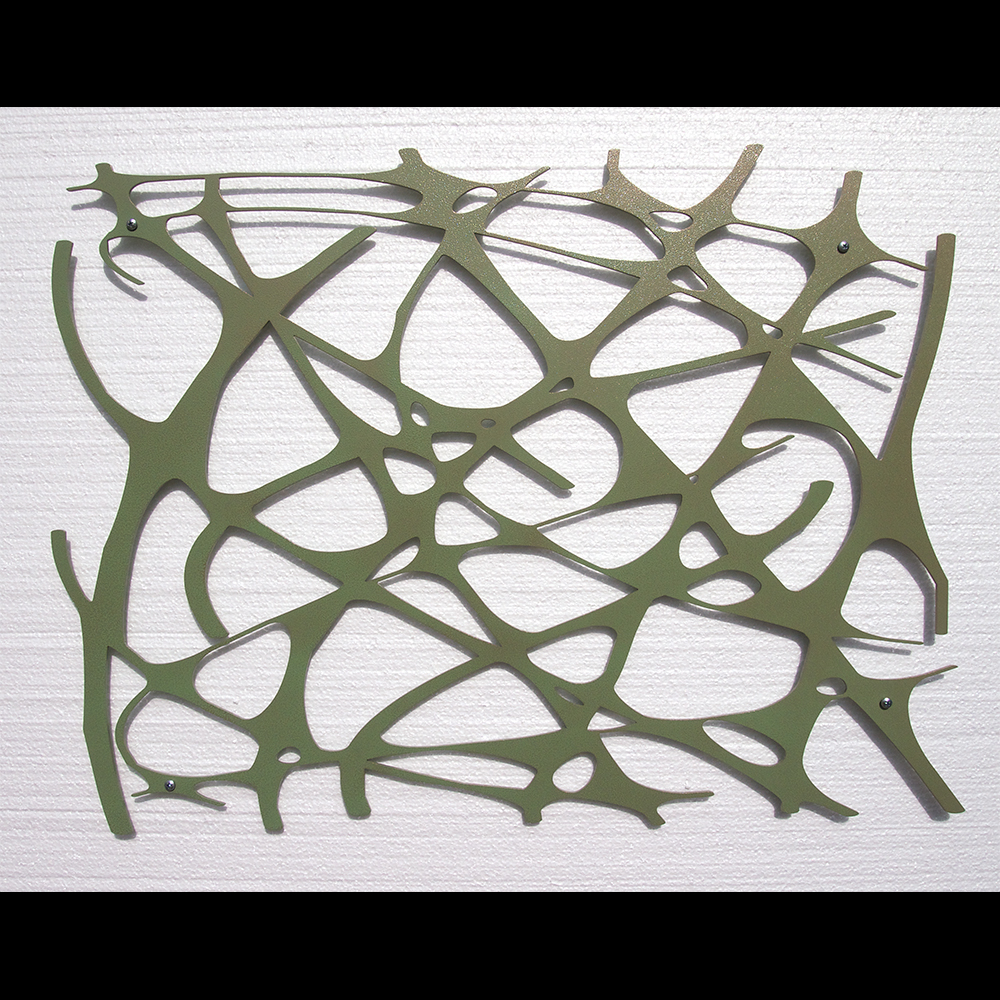 Web Pattern Fine Art Wall Sculpture by Moda Industria