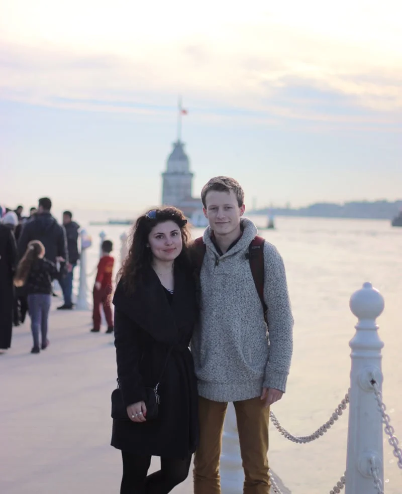 Maiden's Tower in Istanbul. / / Dívčí věž v Istanbulu.