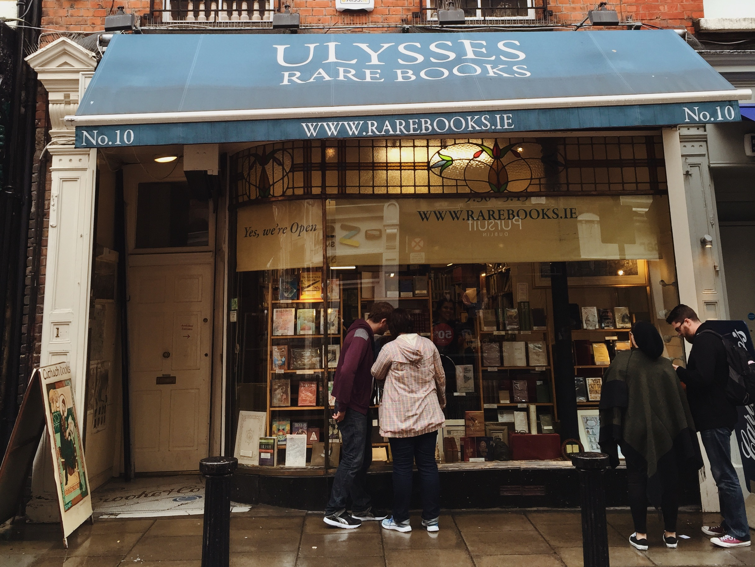 Ulysses Rare Books; a bit dilapidated from the outside, but full of treasures within…