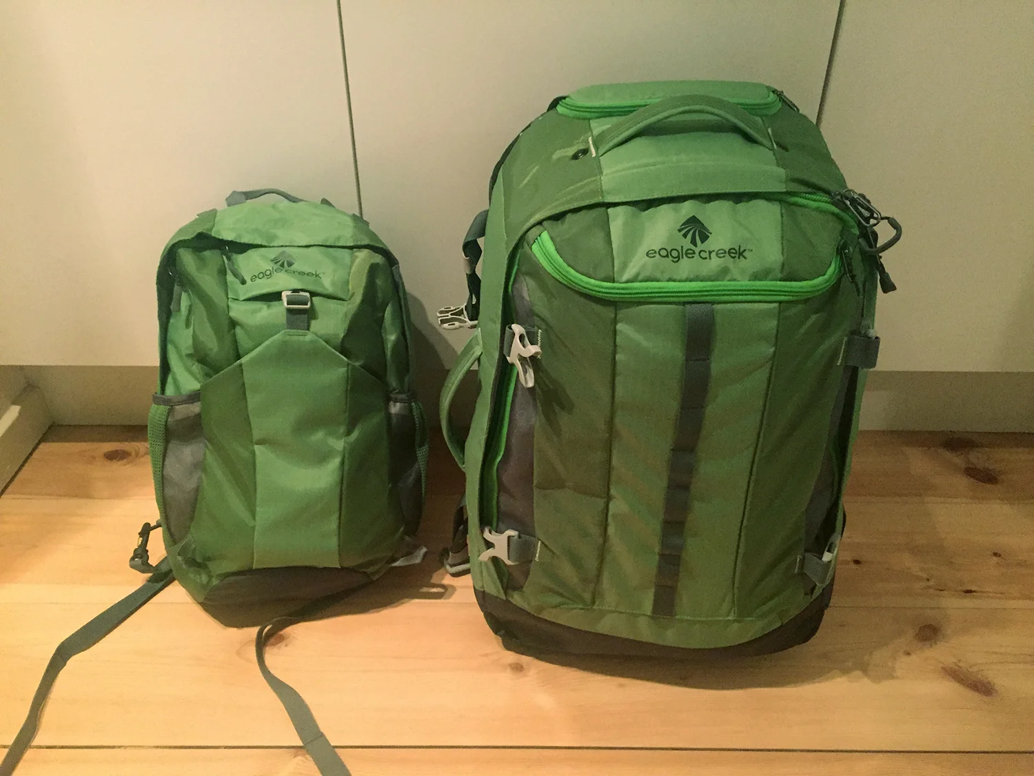 It all fits into two small bags