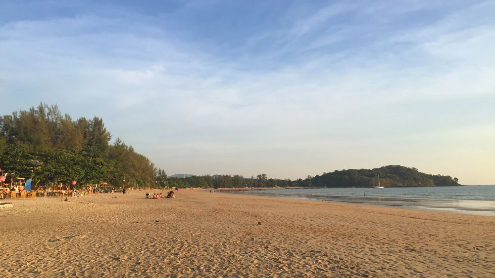 Klong Nin Beach—just a gorgeous stretch of powdery sand