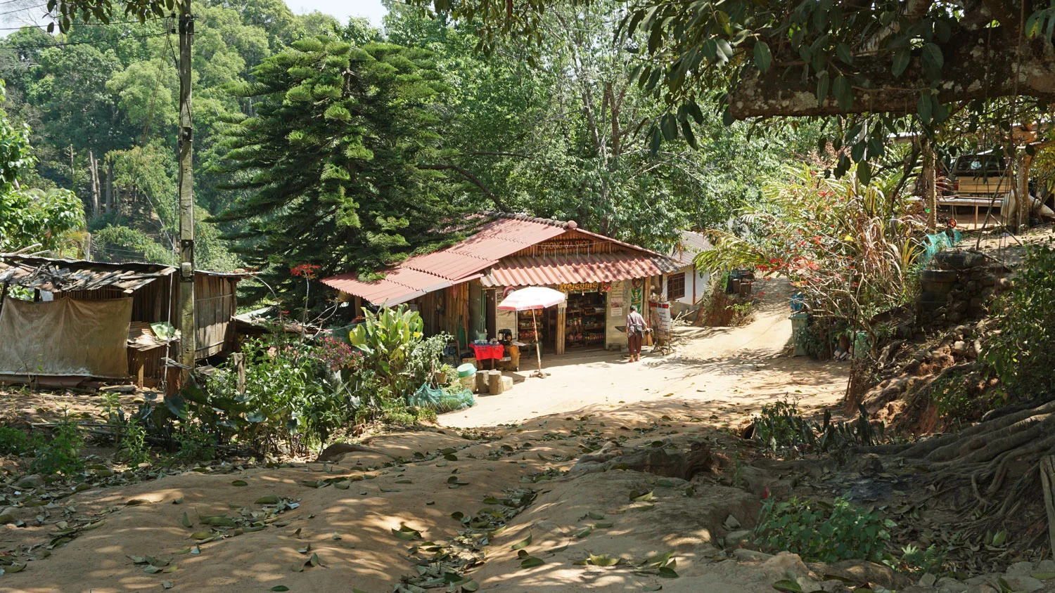 The village where we stopped for lunch