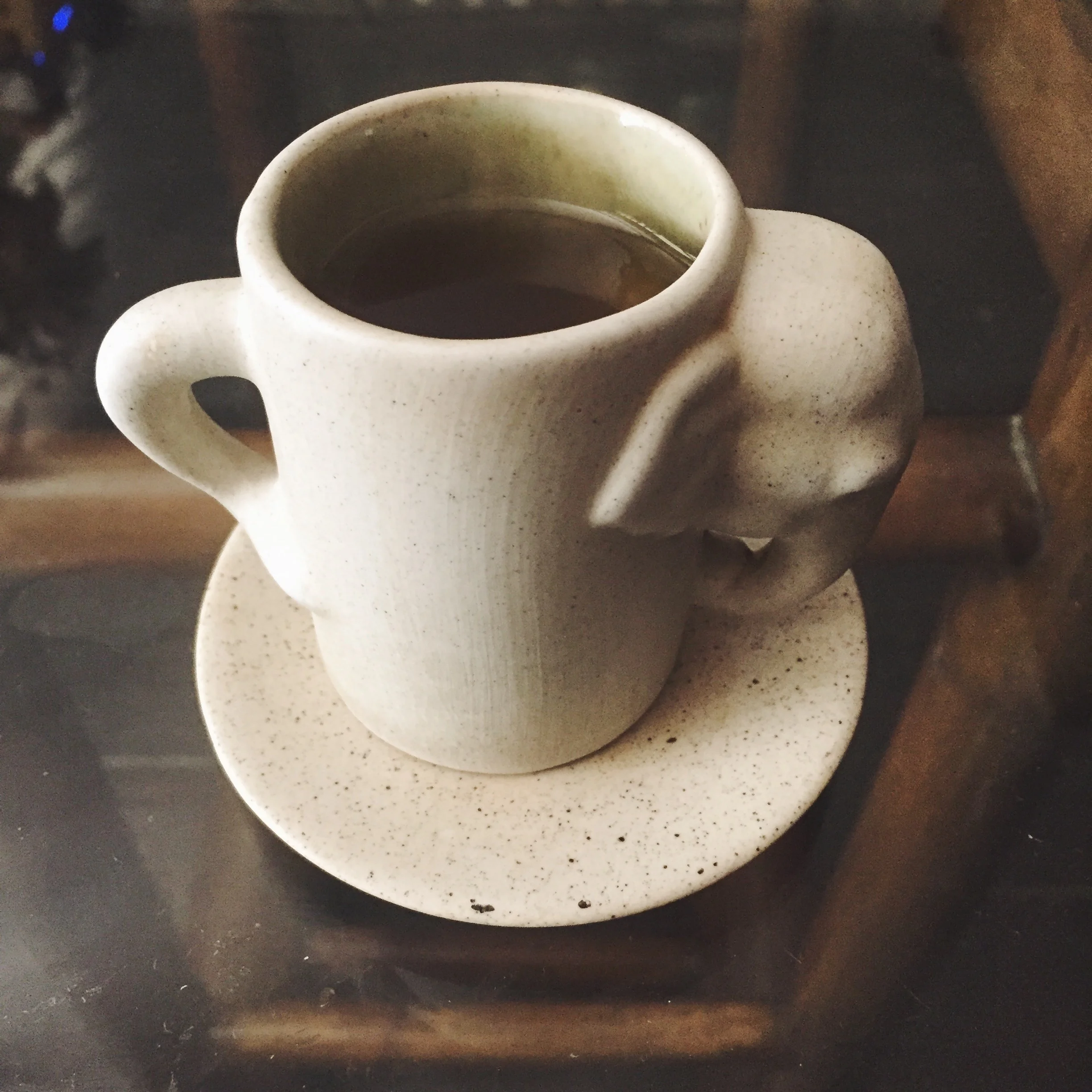 Cute cup of tea after the massage