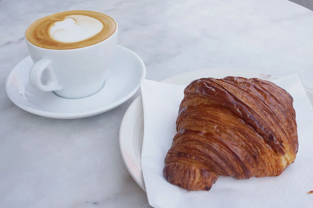 The famous croissant at Mirabelle