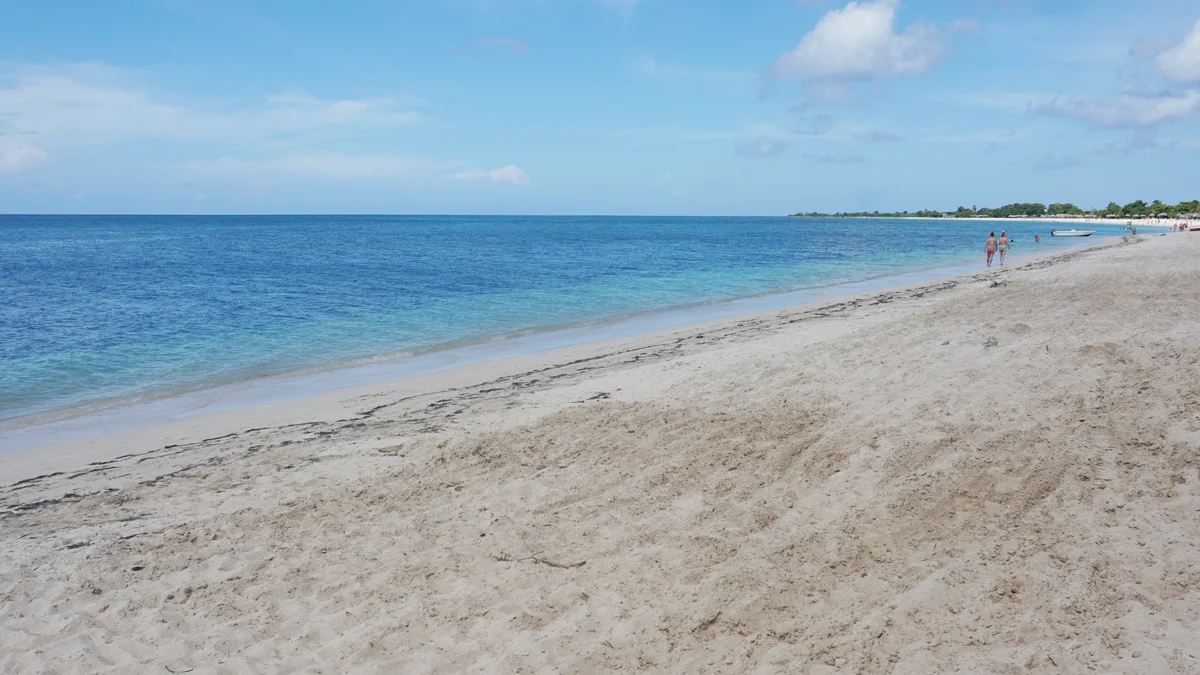 The beautiful beach at Playa Ancón