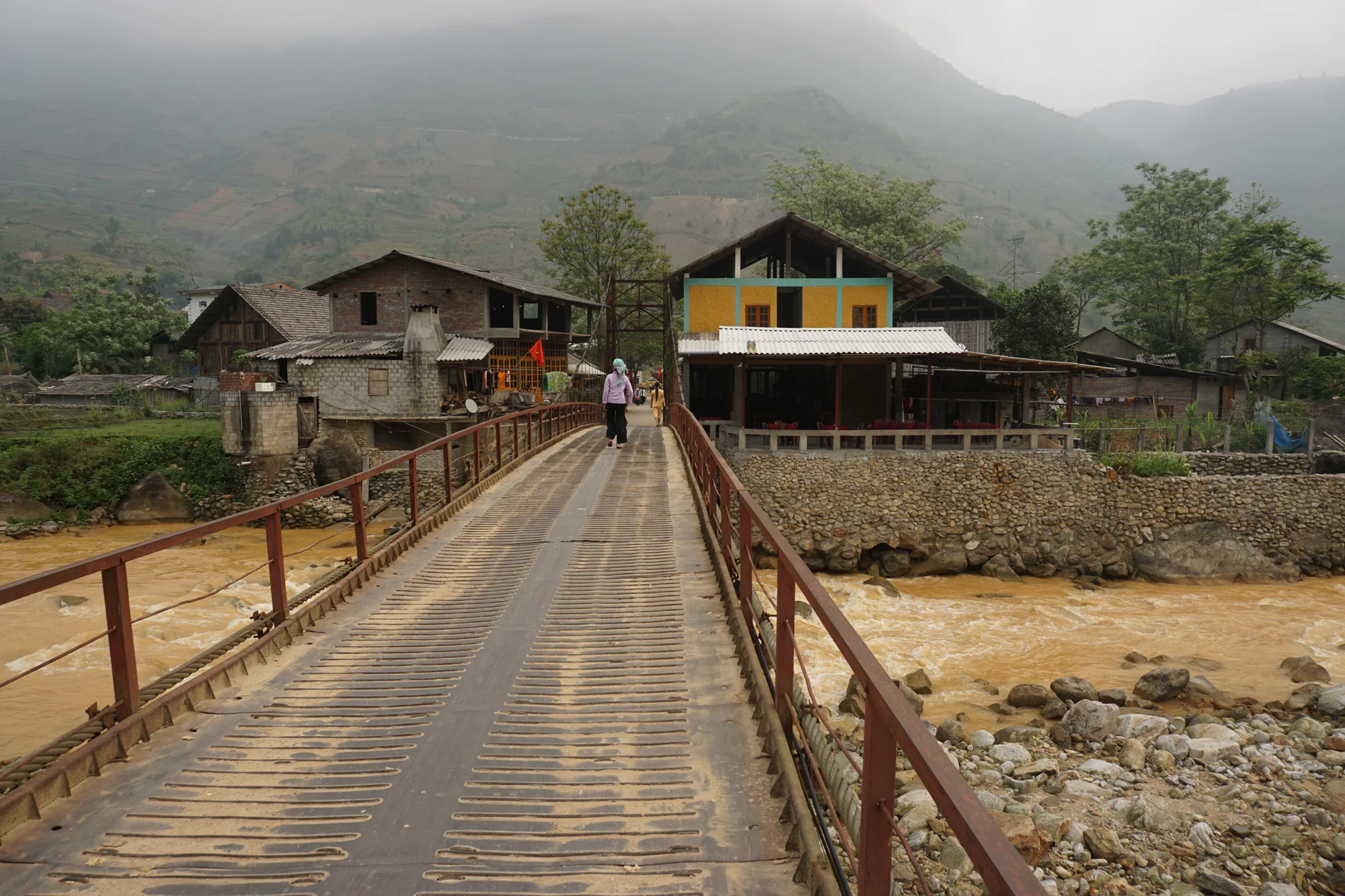 The village we spent night two in, Sapa
