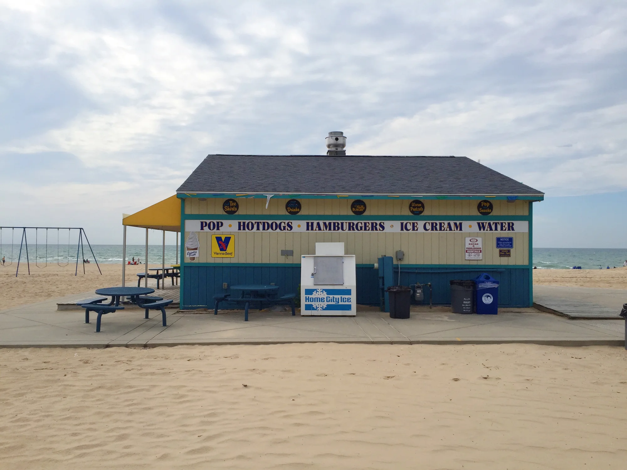 The beach at St Joseph
