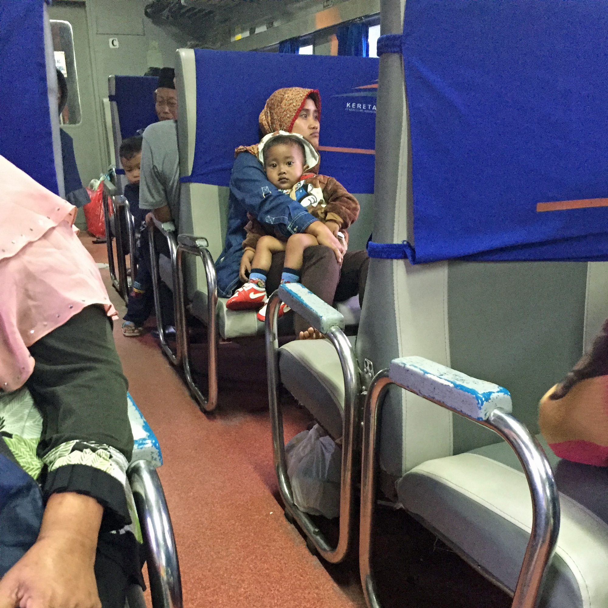 Economy class (less photos as I was trying to not weird people out!)