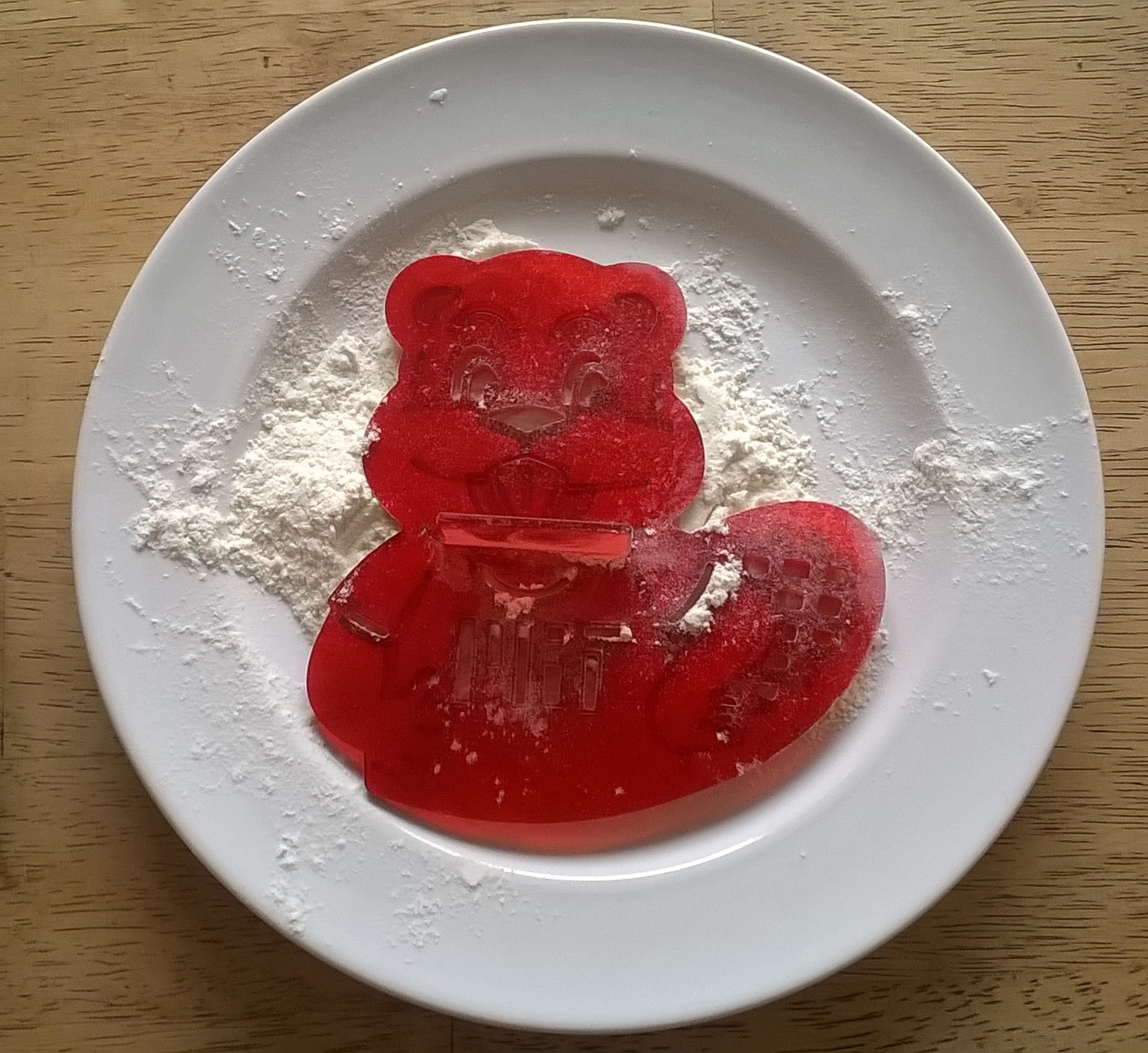 Dip the cookie cutter in flour to ease the cutting process.