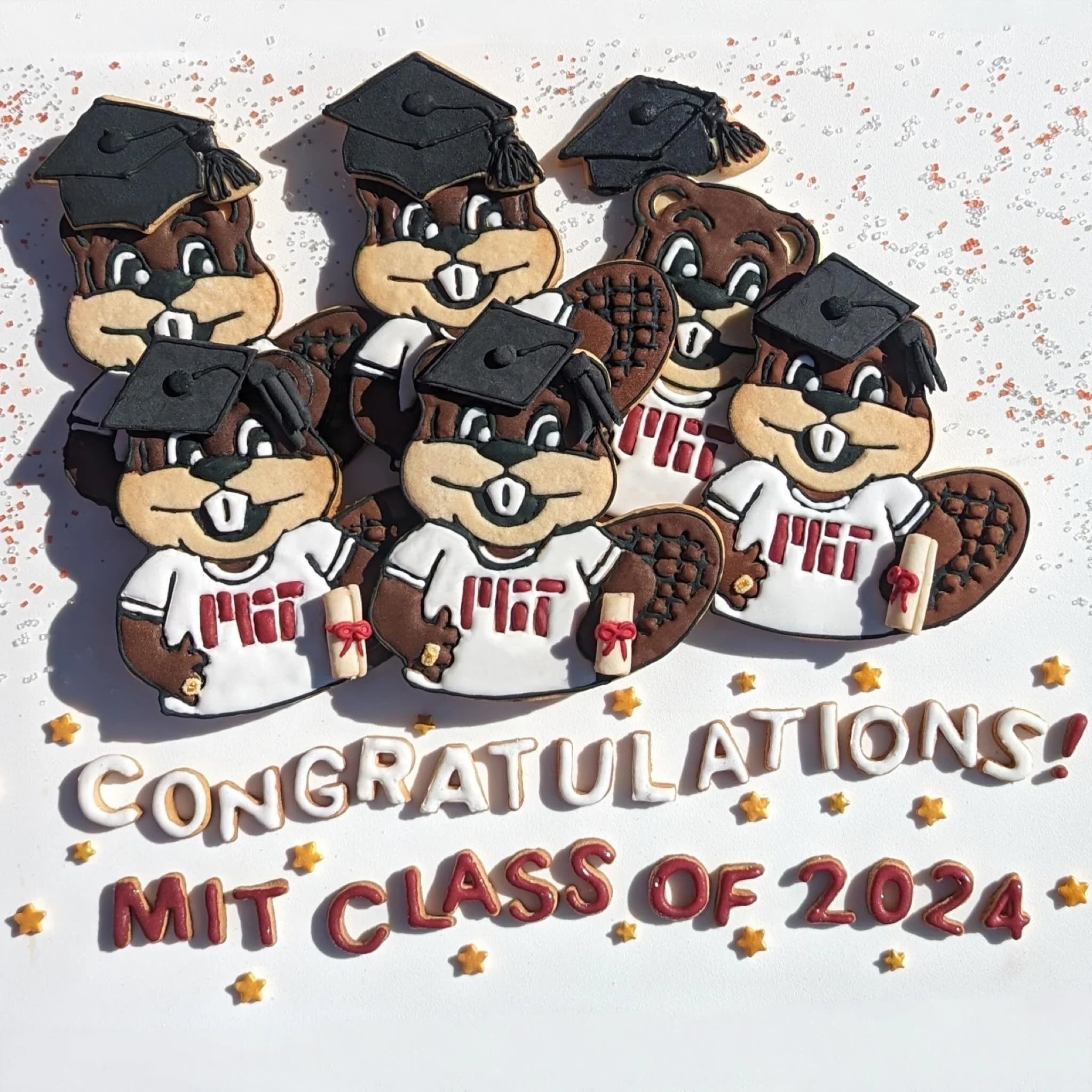 @mitclassof2024 You truly followed a recipe for success, Congratulations! 🎓🦫🍪

#mit2024 @mitcommencement #mitstudents #mitcommencement #timthebeaver #graduationcookies #timthebeavercookies