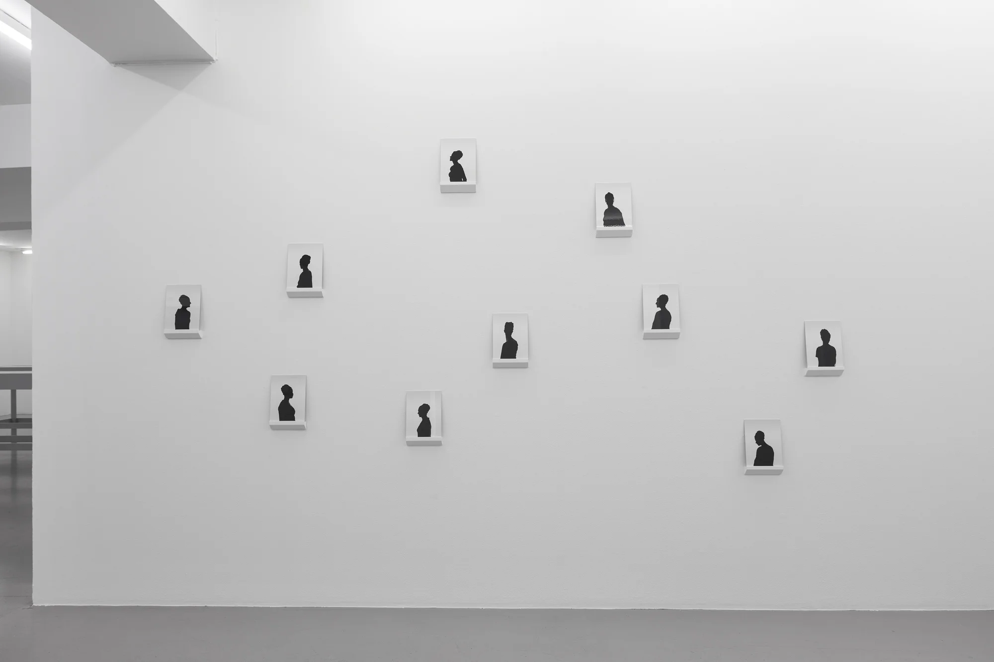 Installation of Laments , 2014 by Bettina von Zwehl part of the exhibition Album 31 and other works at Fotogalleriet, Oslo , 20.03.2015 - 10.05.2015