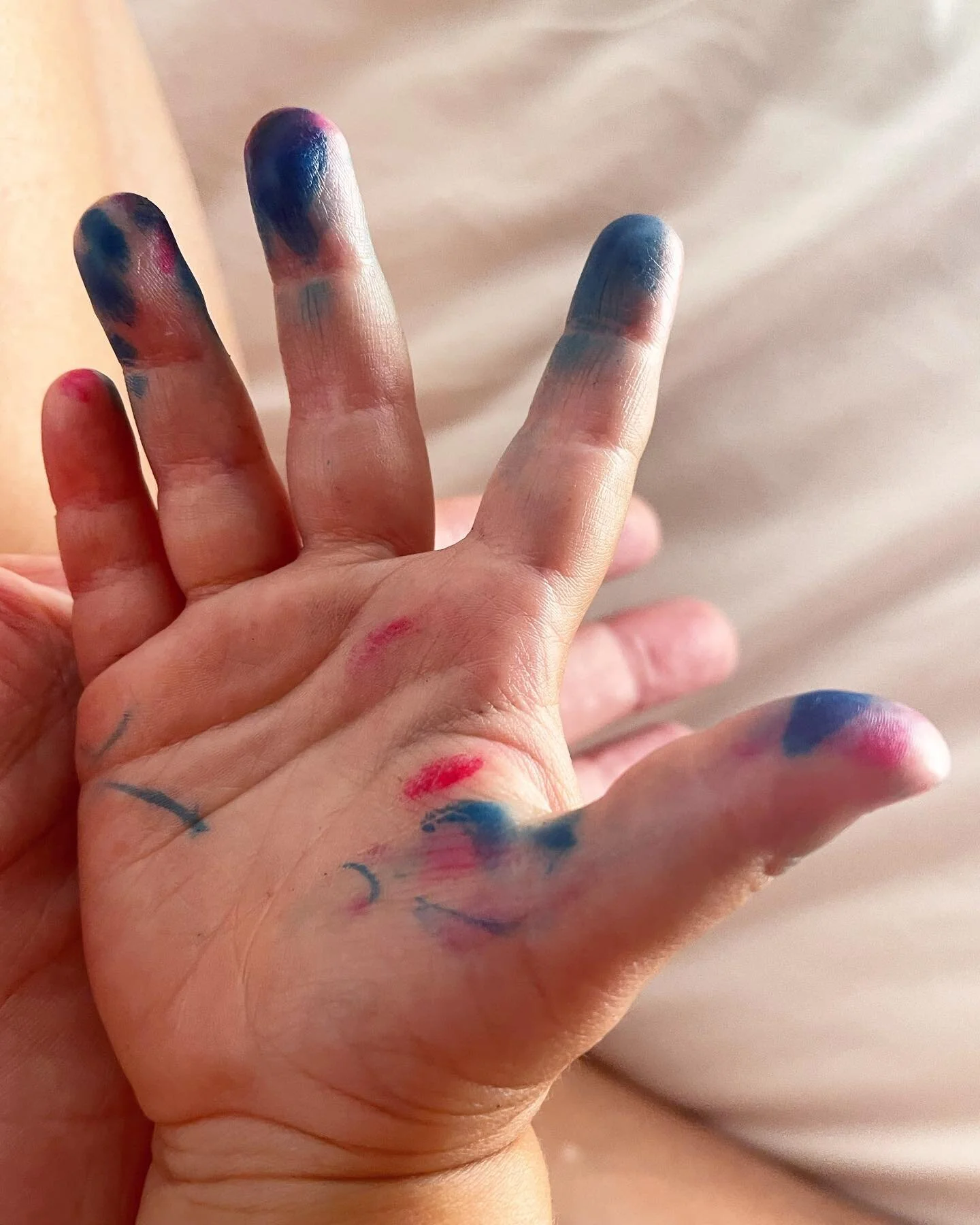 The hands of our kids tell the story of their creative adventures.