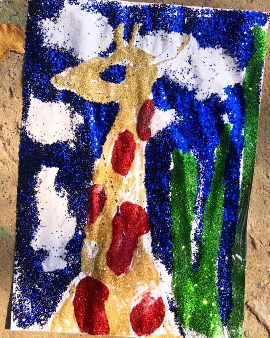 A little glitter goes a long way.