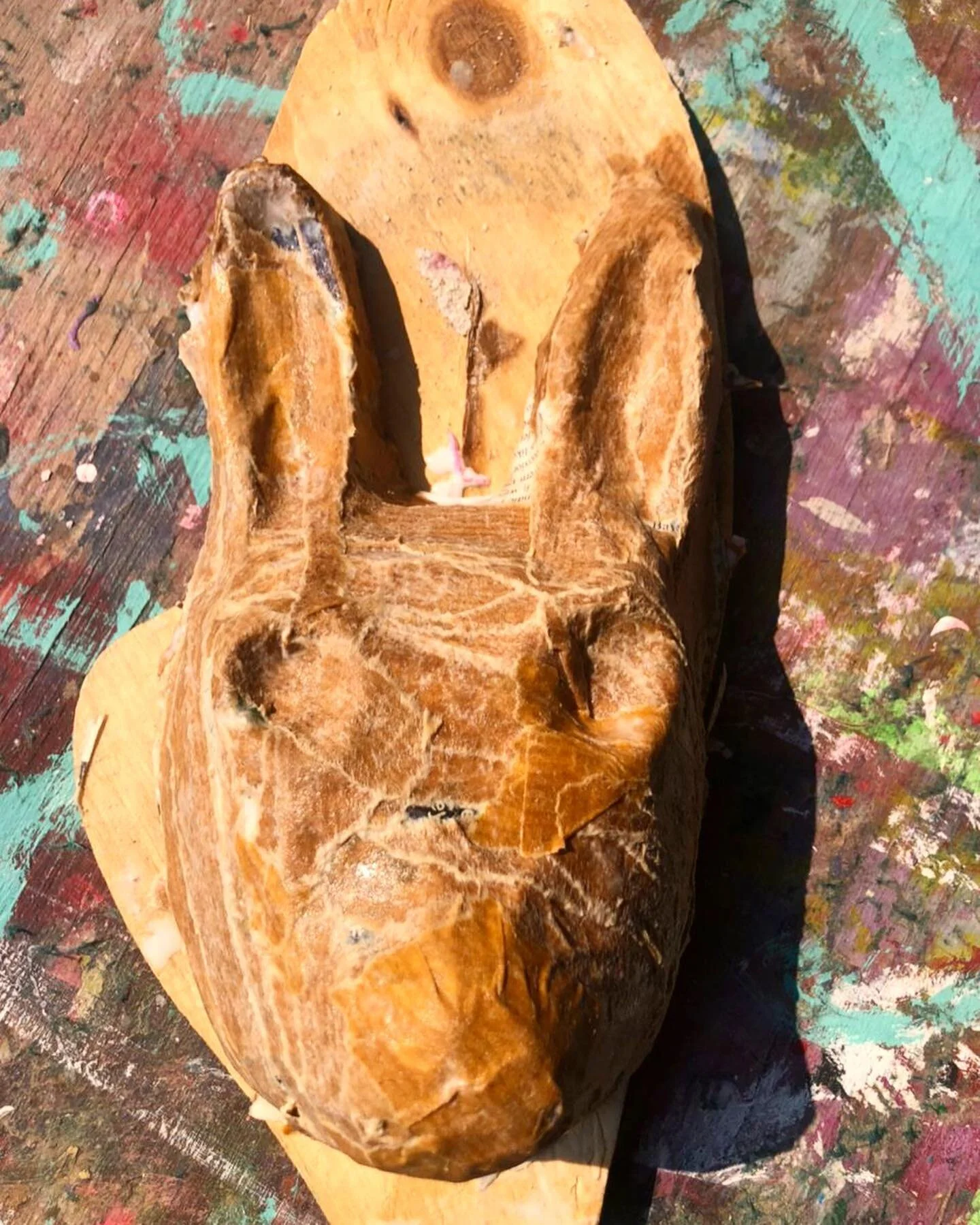 Look what we made! It was such a process, but so rewarding to learn so much about the process of creating forms from the beginning to the end when, at last, they became our animals.