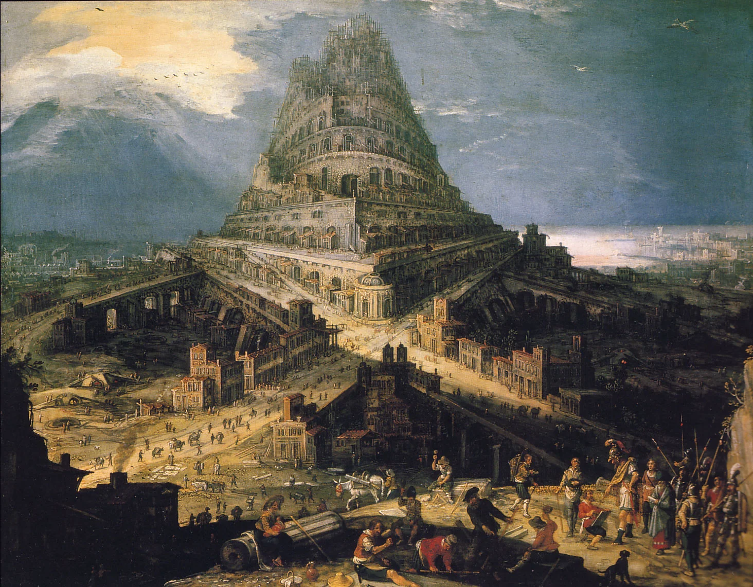 Then they said, , "Come, let us build ourselves a city and a tower with its top int he heavens and let us make a name for ourselves, lest we be dispersed over the face of the whole earth. Genesis 11:5