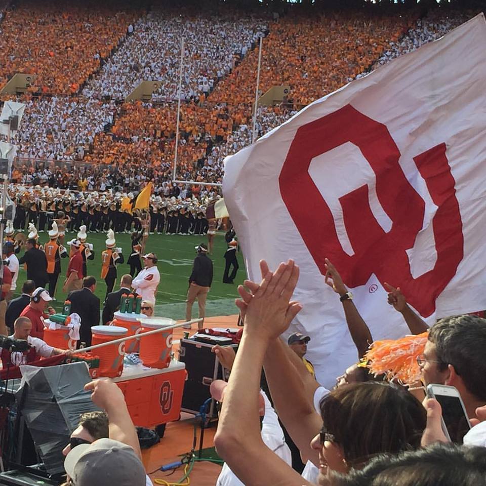  Oklahoma vs Tennessee 2016. &nbsp;Great game. 
