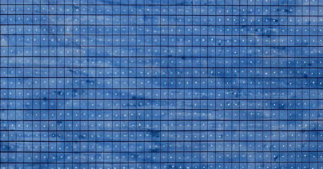 “Summer 1964”; watercolor, ink and gouache on paper.CreditAgnes Martin/Artists Rights Society (ARS), New York, Courtesy Pace Gallery via NYT 2015