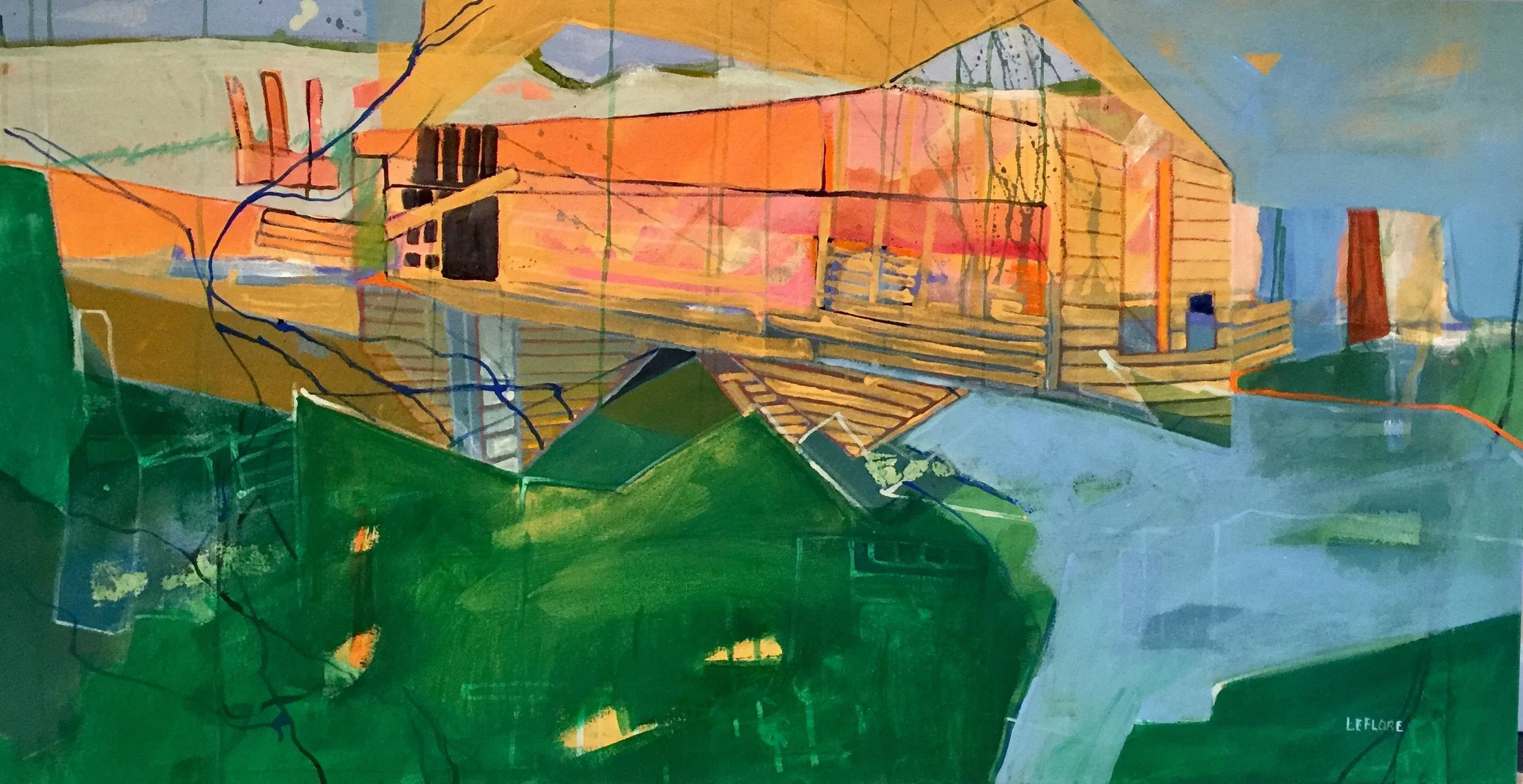 Left Behind 28”x54”