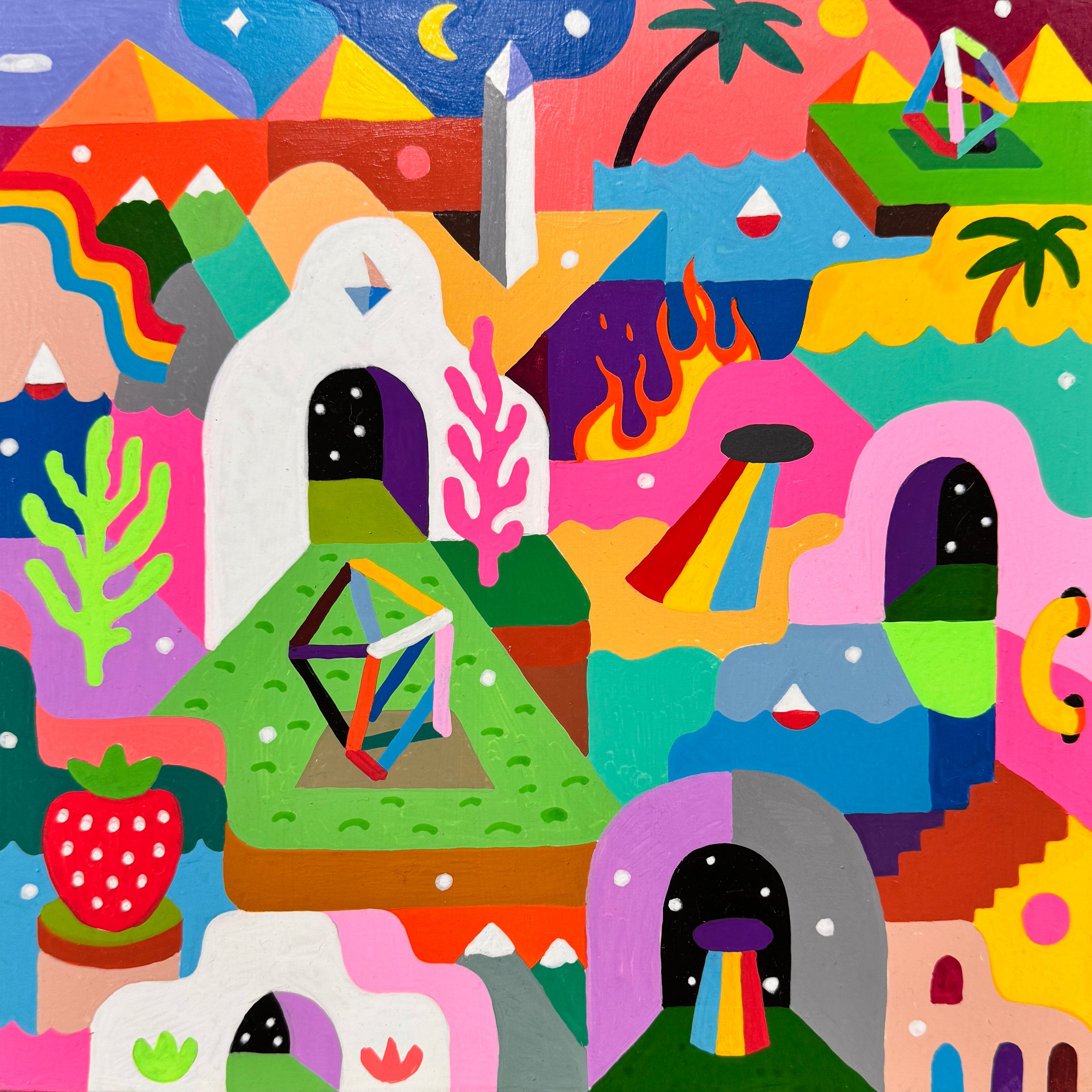 Artwork by Kris Kanaly a.k.a. Pyramid Guy