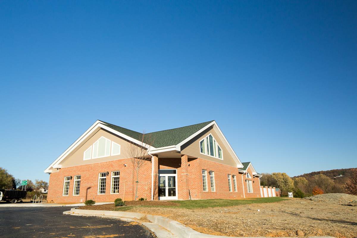 Exterior of Jefferson Veterinary Hospital, located in Frederick County, MD 