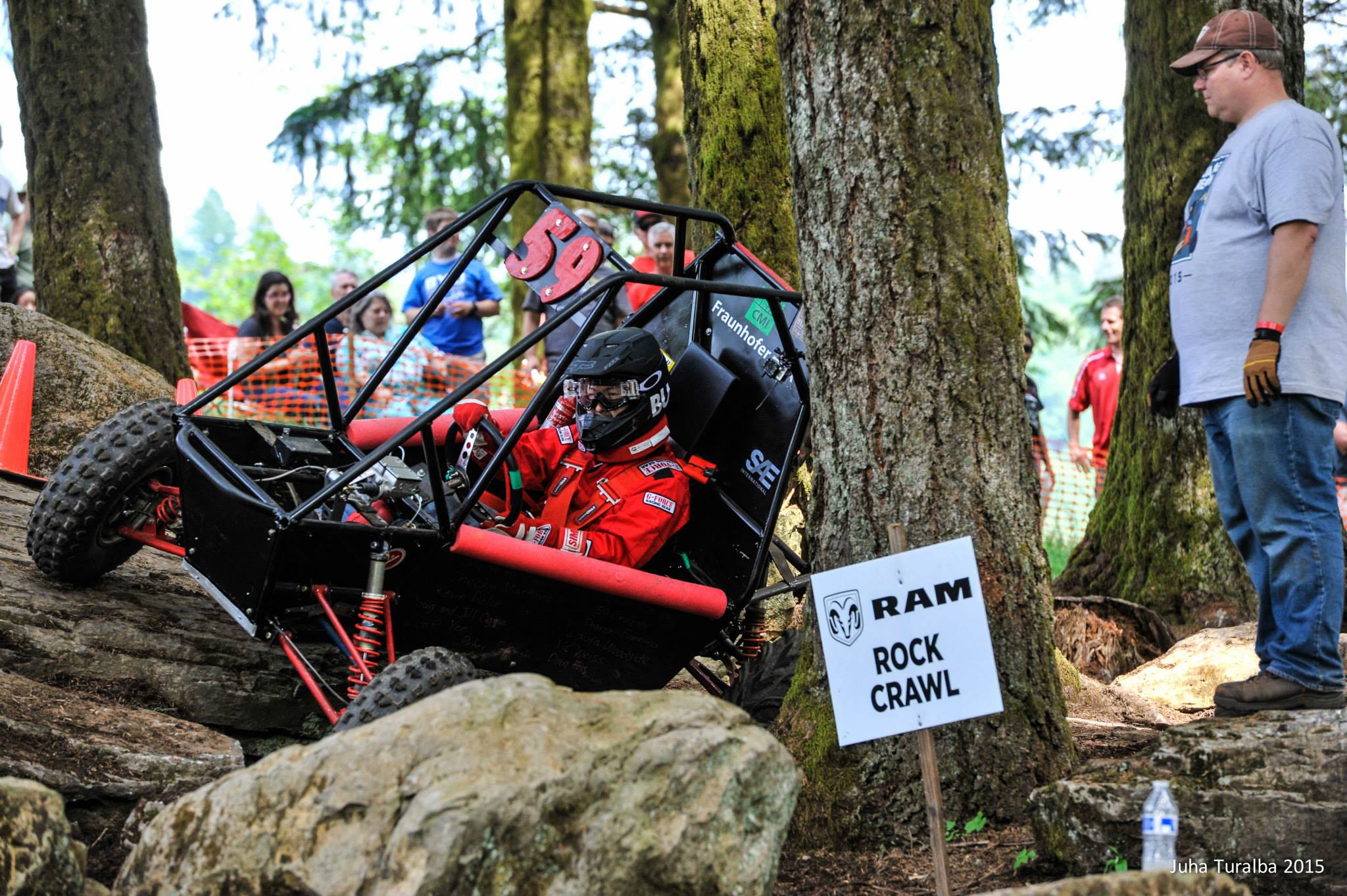 Tim on the rock crawl