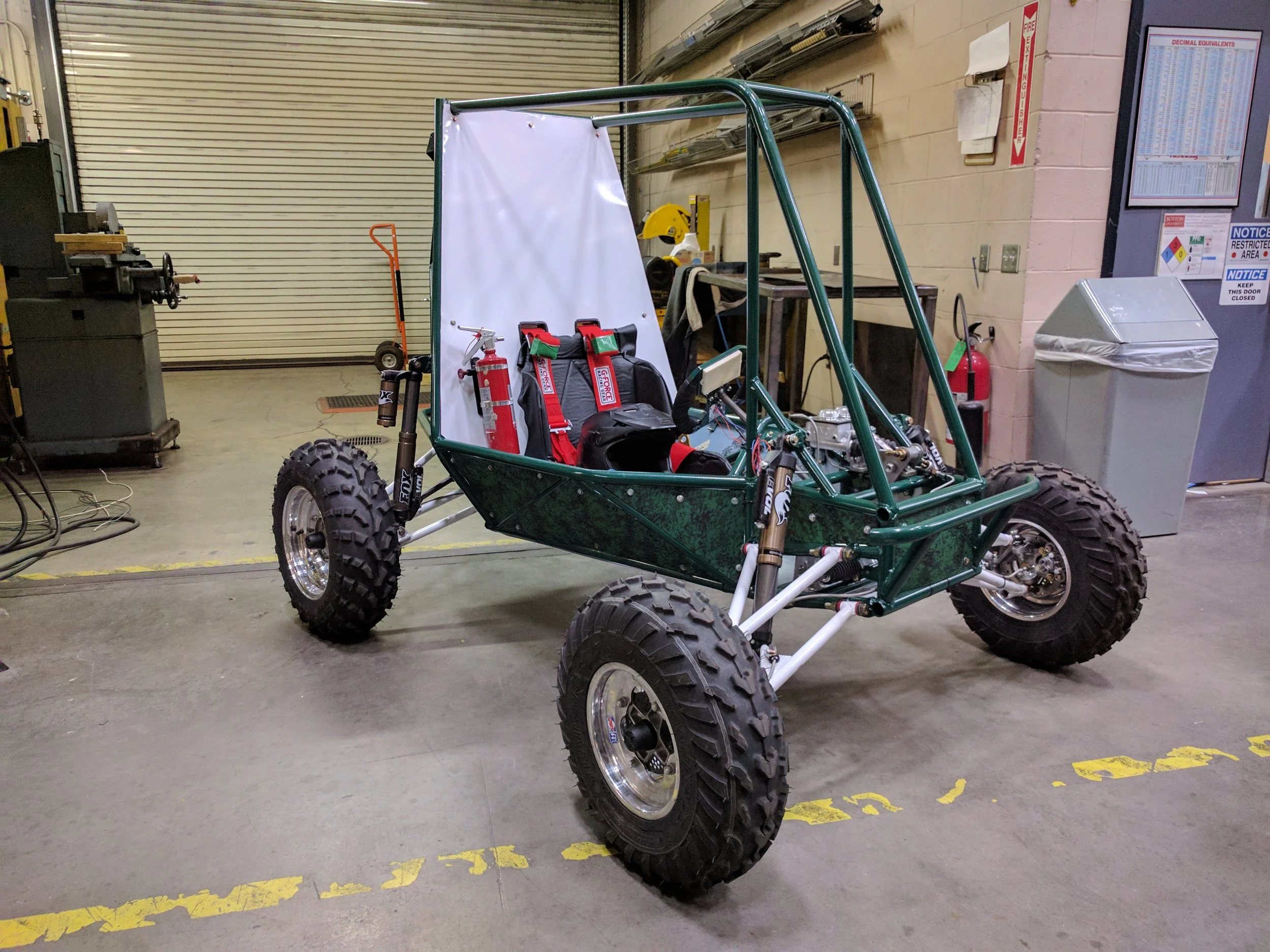 The Green Monster: A big step for the BU Baja Team towards the podium.