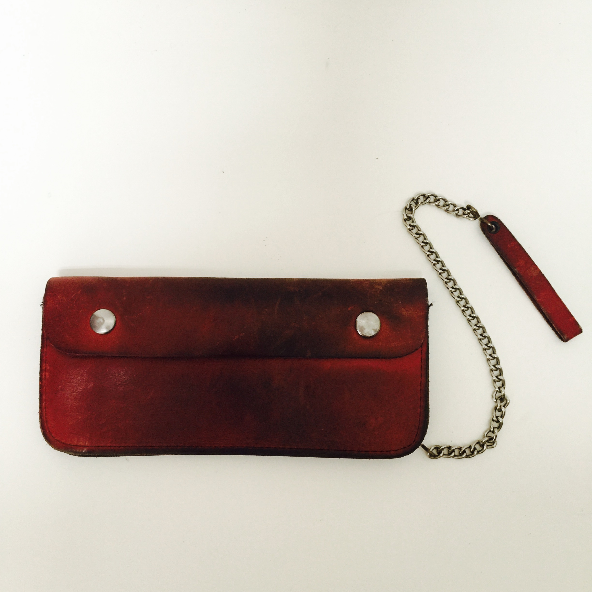 Leather Chain Clutch