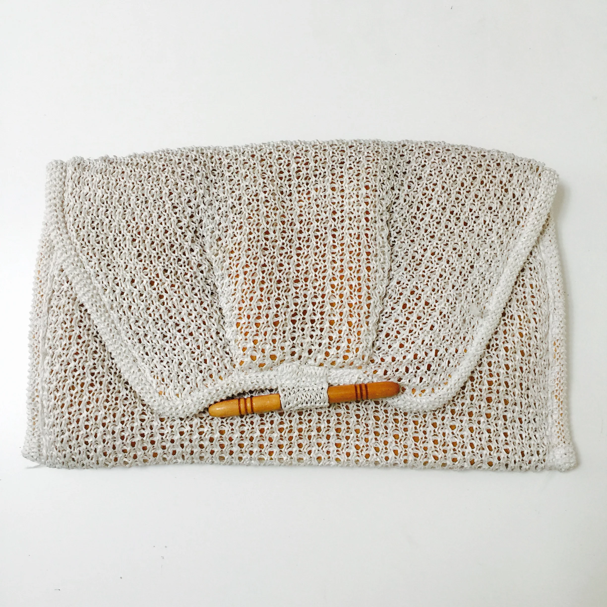 Vintage White Clutch