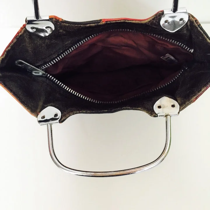 Vintage Leather/Suede Patchwork Purse